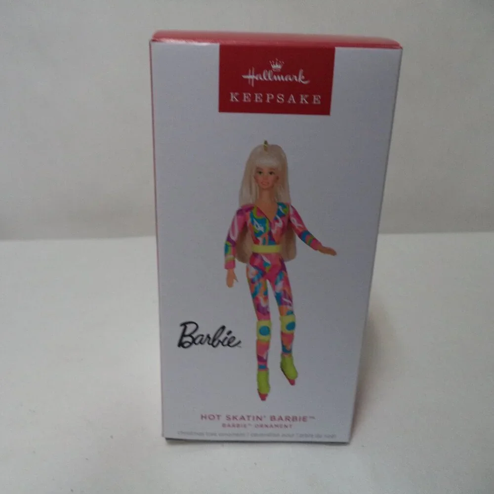 Hallmark Keepsake Christmas Tree Ornament Hot Skatin Barbie NEW NIB